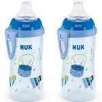 Nuk Active Sippy Cup, 10 oz, 2 Pack, 8+ Months, Blue