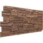 Cascade Stacked Stone Stonewall Faux Stone Siding Panel Sedona