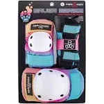 Triple Eight Saver Series 3-Pack Pad Set - Sunset Small