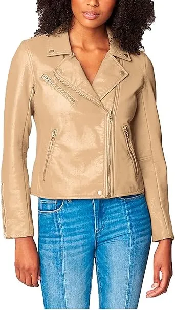 BLANKNYC Faux Leather Moto Jacket Women's