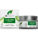 Dr Organic Aloe Vera Cream, Vegan, Paraben &amp; SLS-Free, Certified Organic, 50ml