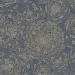 RoomMates Blue &amp; Taupe Zen Dahlia Peel and Stick Wallpaper