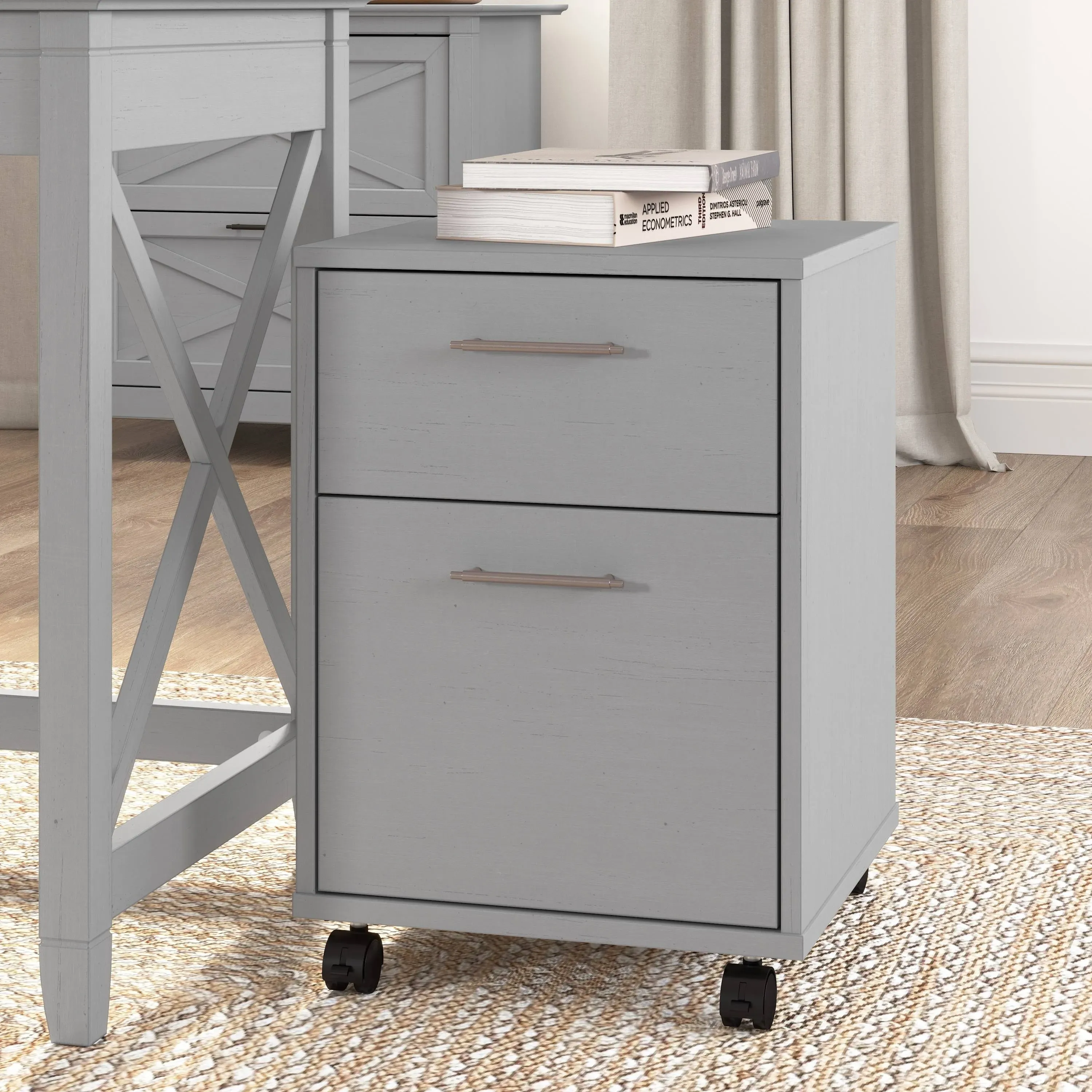 Bush Furniture Key West 2 Drawer Mobile File Cabinet