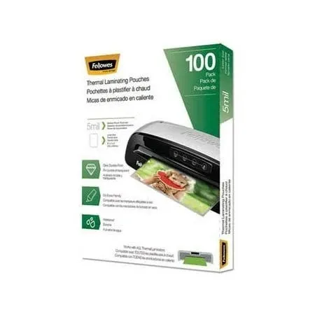 Fellowes Laminating Pouches - Letter, 5 mil, 100 Pack