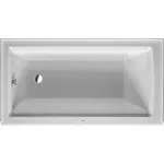 Duravit Architec Alcove Bathtub White Drain Right 60in x 30in 700355000000090