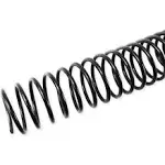 Binditek 50 Pack Plastic Spiral Binding Coils, 20mm(3/4"), 170 Sheet Capacity, 4:1 Pitch, Black Binding Spirals, for Students and Coworkers