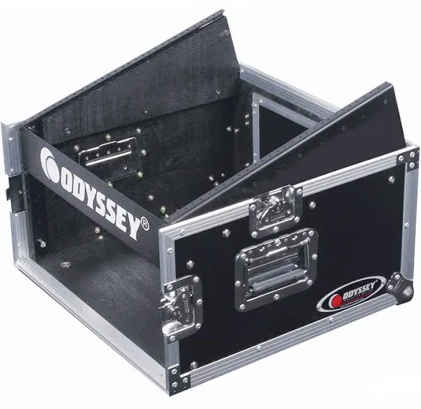 ODYSSEY FZ1004 Flight Zone Ata Combo Rack: 10u Slant, 4u Vertical