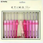 Tulip &quot;Etimo Rose&quot; crochet hook set 10 crochet hooks 2 - 6 mm 0110067-200001