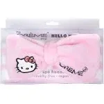 The Creme Shop - Plush Spa Headband Hello Kitty (Pink Stripe)