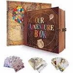 Our Adventure Book Scrapbook DIY Handmade Retro Style 146 Pages Album