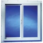 Duo-Corp 3030Tmut Agriclass Double Slide Vinyl Tempered Utility Window