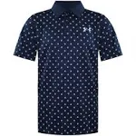 Under Armour Kids Blue/White Poppy Polo Shirt