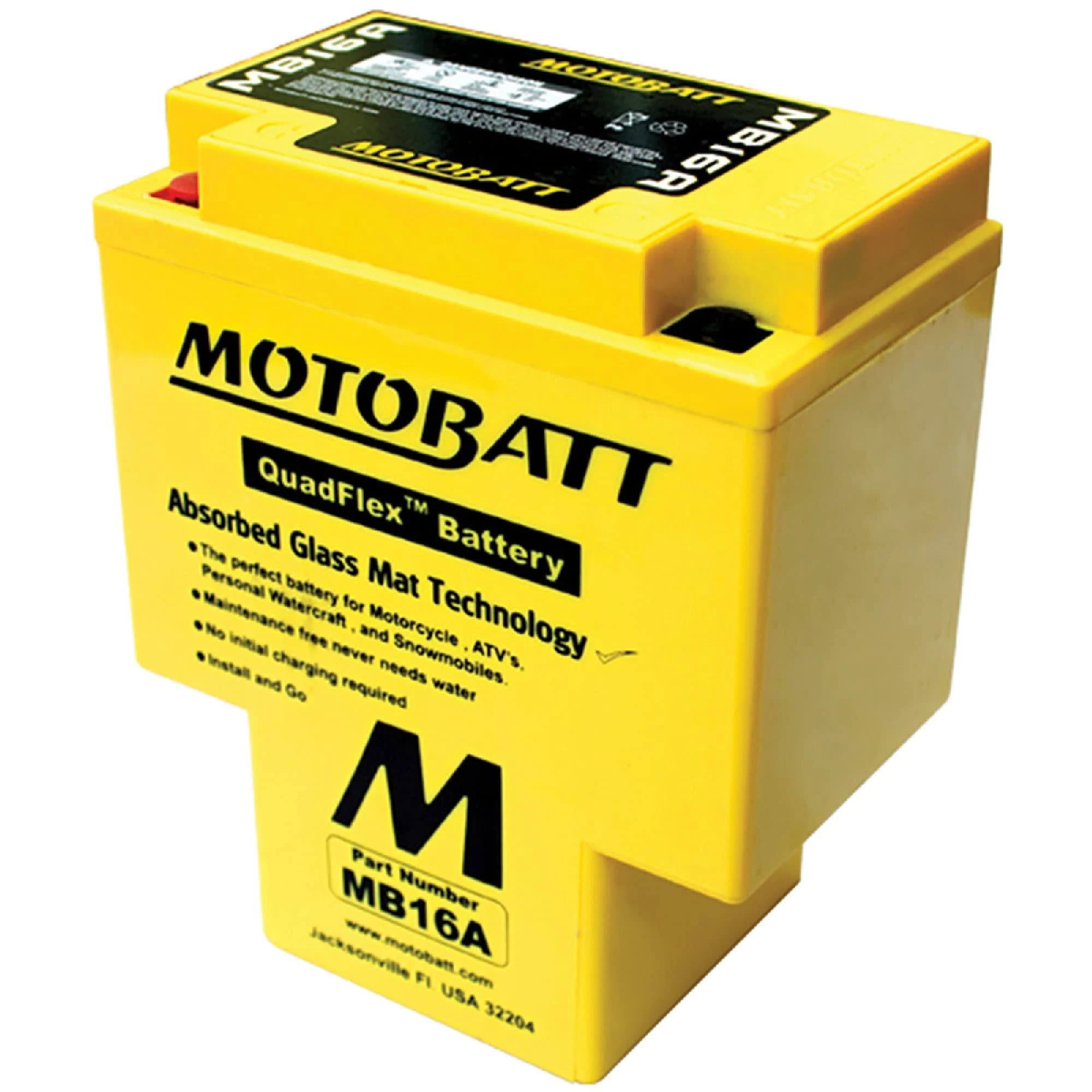 DB Electrical MB16A Battery Compatible With/Replacement For Motobatt 17.5, Shadow Spirit 1985-1997, Vt1100C2 A.C.E. 1995-1999, Vt750C 1983, Vt700C 1984-1985, T 1100Cc 1998-2000 HYB16AA HYB16A-AB