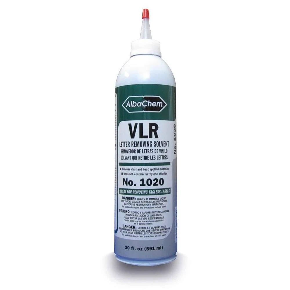 AlbaChem VLR Heat Transfer Vinyl Remover Solvent 20oz