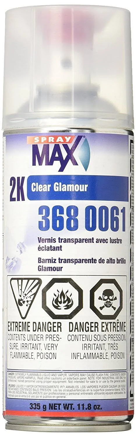 SprayMax 2K Glamour High Gloss Aerosol Clear