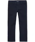 The Children&#039;s Place Boy&#039;s Navy Flat Front Adjustable Waist Chino Pants Size 8H