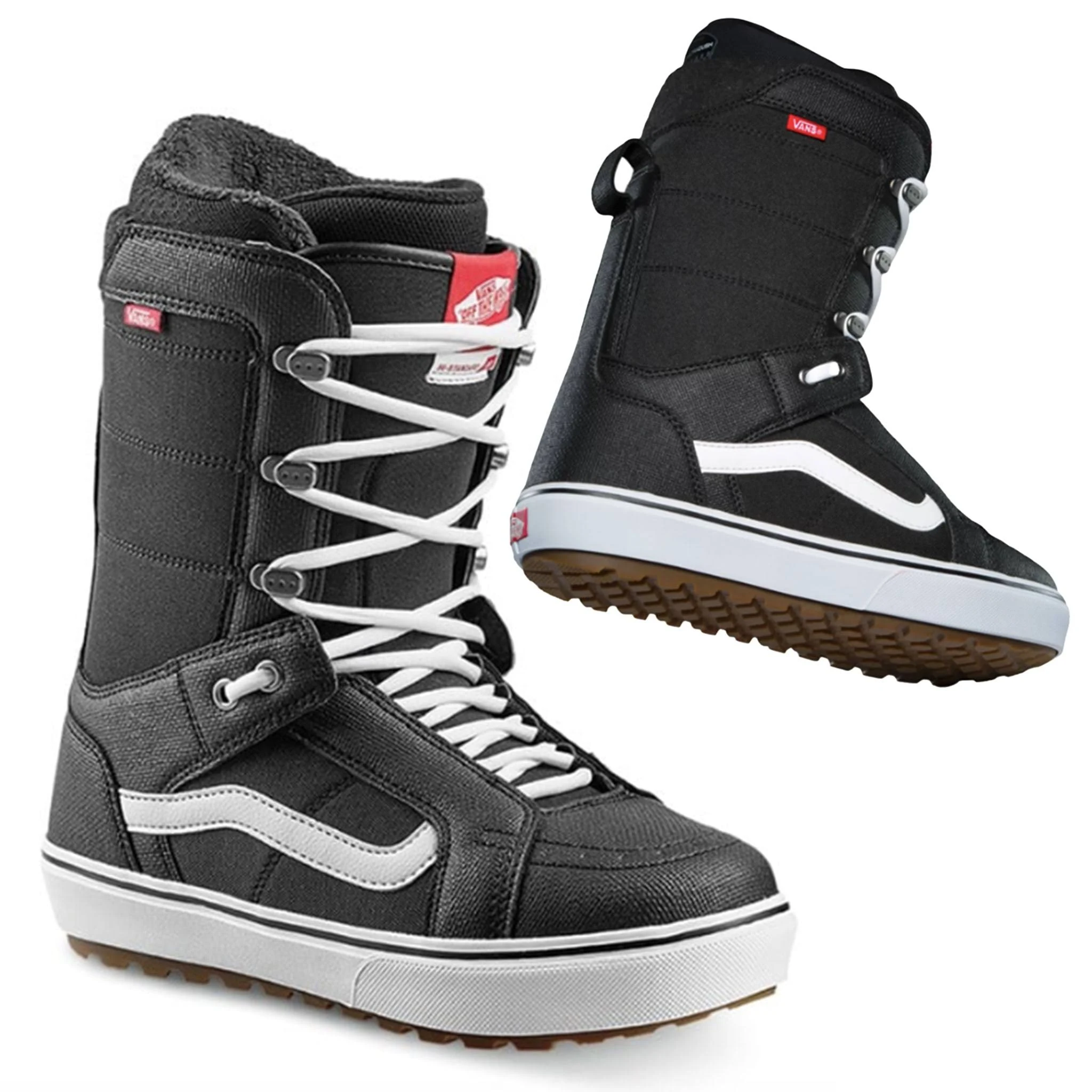 Vans Hi-Standard OG Snowboard Boots - Black/White - 8.5