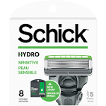 Schick Hydro 5 Sensitive Men's Razor Blade Refills - 8 count