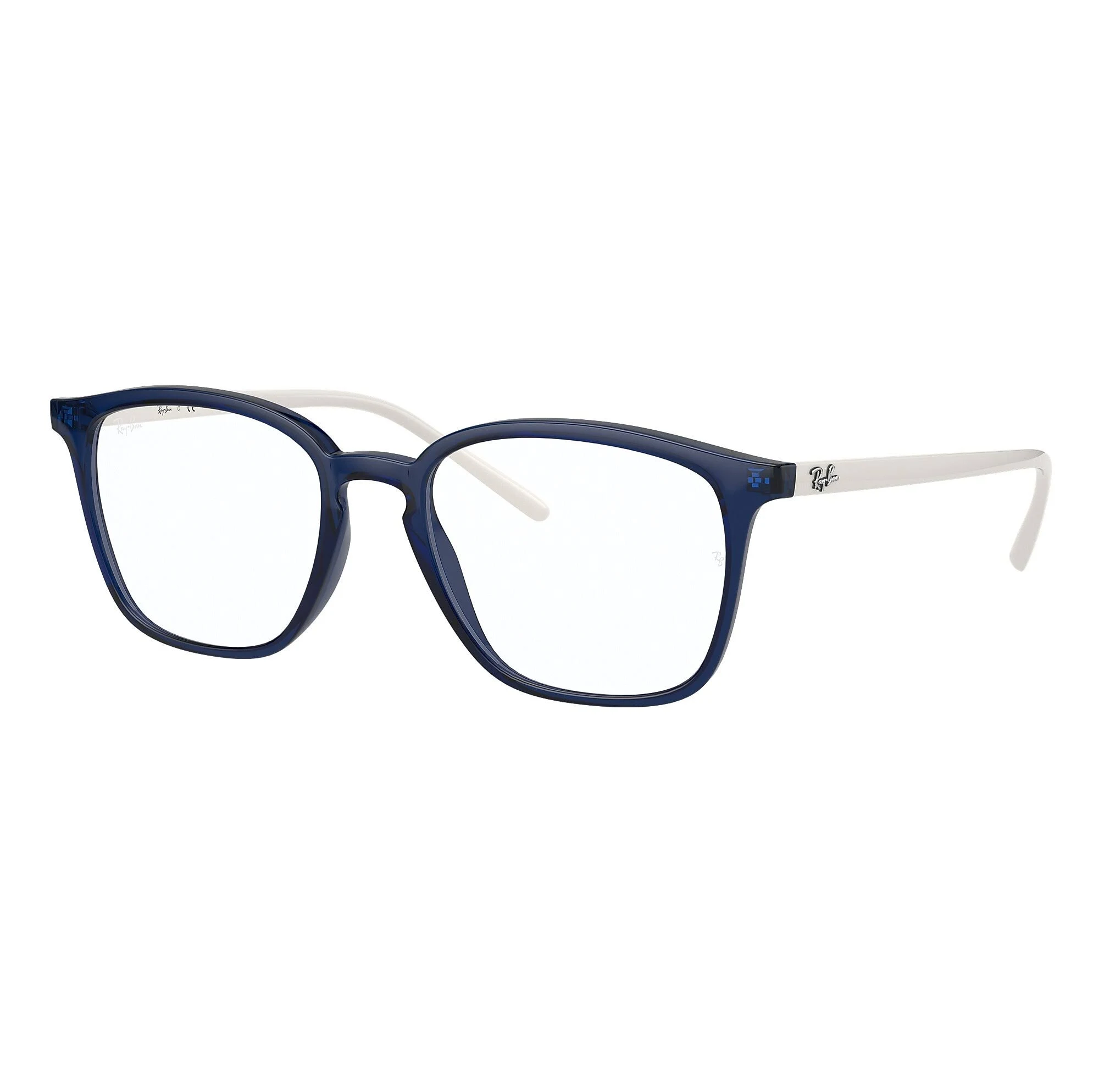 Ray Ban RX7185 Eyeglasses - 8084 Transparent Blue