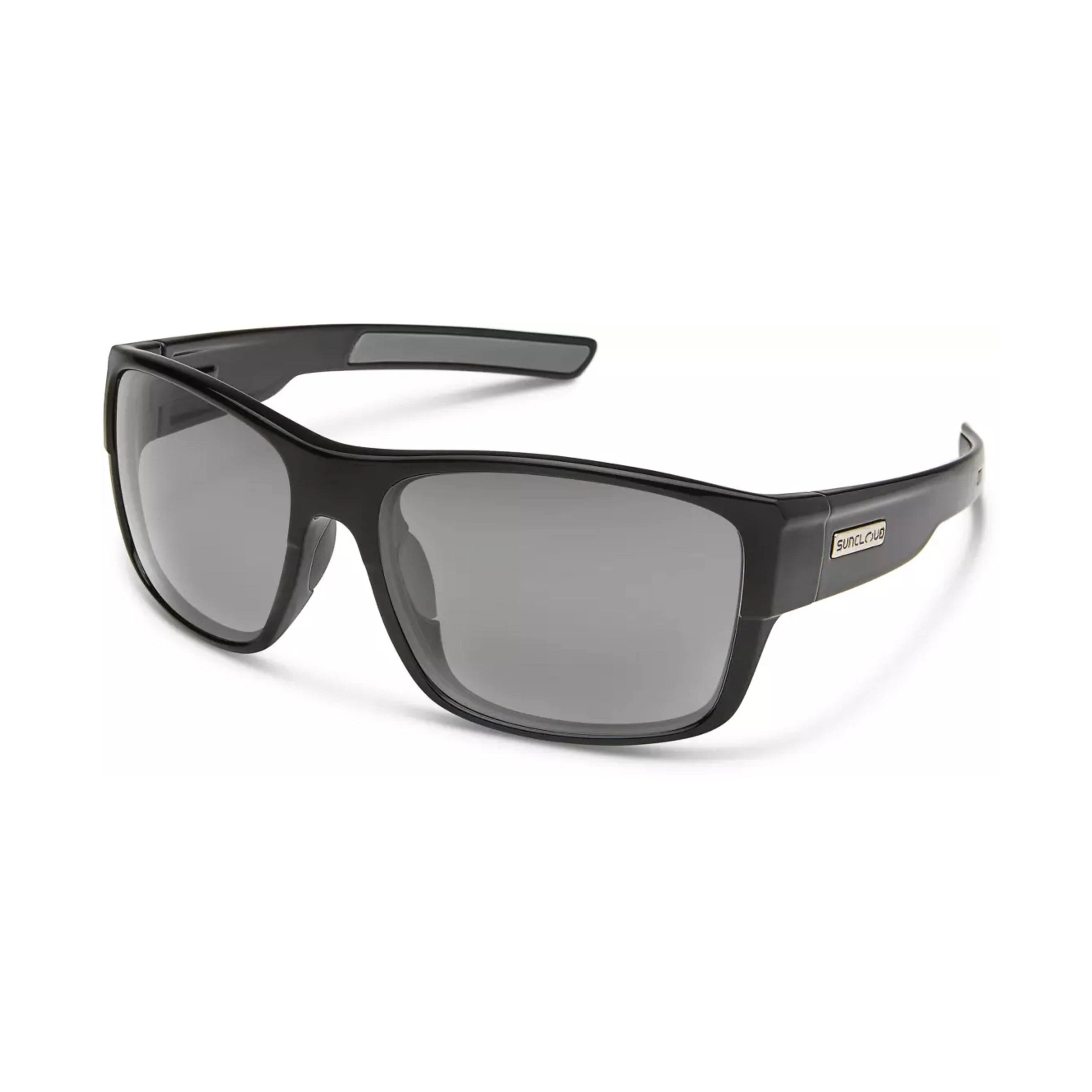 Suncloud Range Polarized Sunglasses Matte Black Silver Mirror