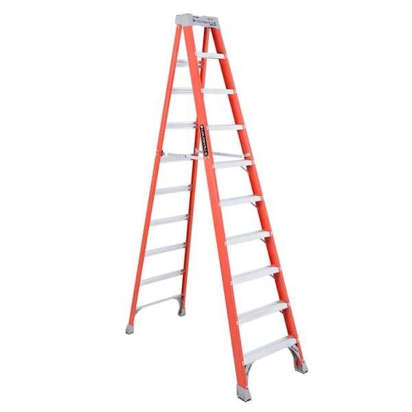 Louisville 10' Step Ladder iA 300lbs Fiberglass FS1510