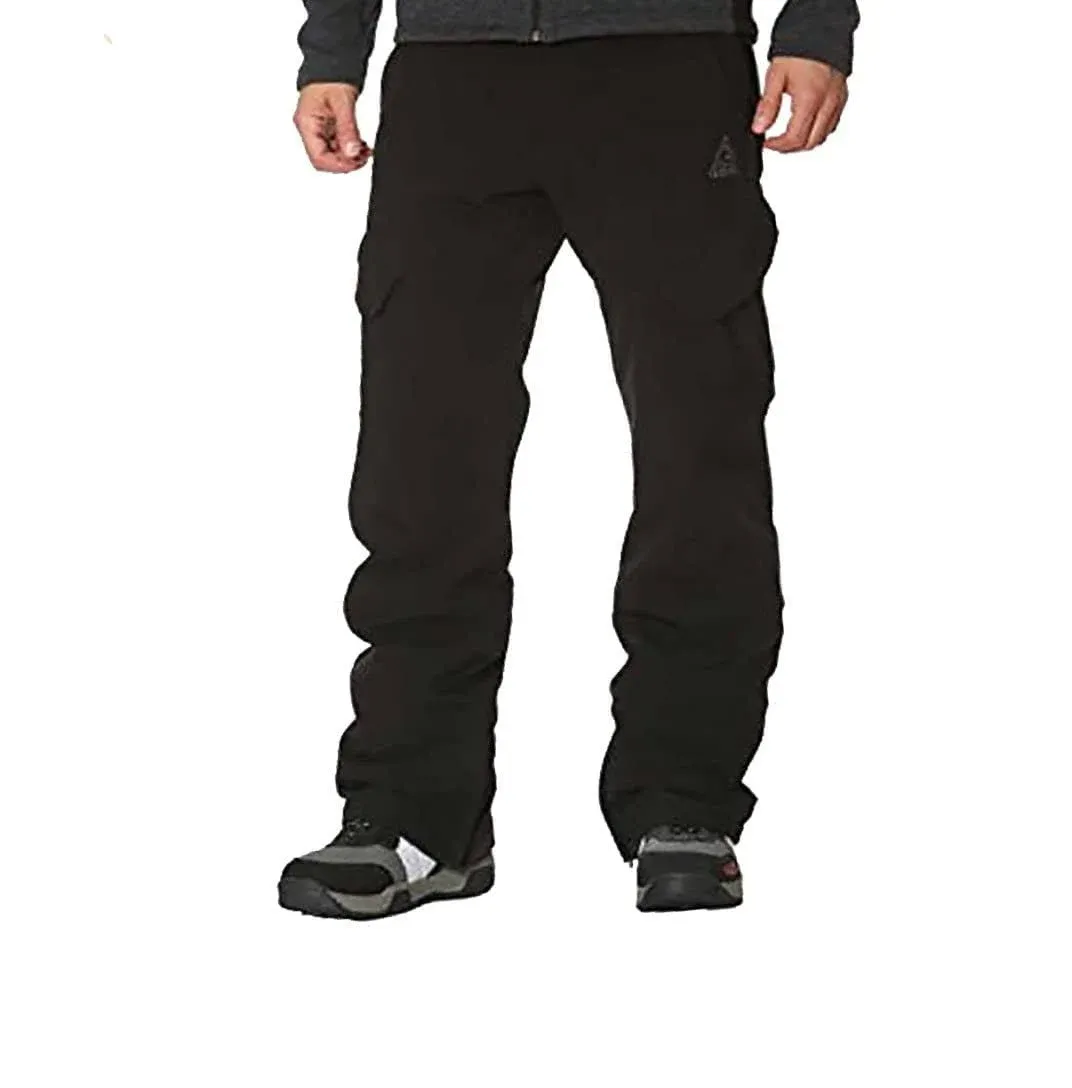 Gerry Water Resistant Fleece Lined Men&#x27;s Snow Pants - Black, Size L