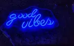 DECANIT Good Vibes Neon Sign