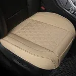 Black Panther Luxury Faux Leather Car Seat Cover Front Bottom Seat Cushion Cover, Anti-Slip and Wrap Around The Bottom, Fits 95% of Vehicles - 1 Piec