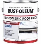 Rust-Oleum - 301898 - ELASTOMERIC ROOF PATCH WHITE 0.9 GAL, Case of 2