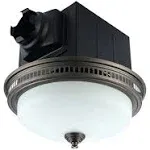 Akicon 1.5-Sone 110-CFM Oil-Rubbed Bronze Decorative Lighted Bathroom Fan