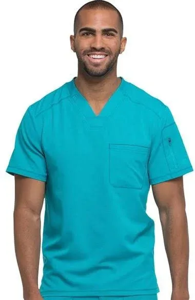 Dickies Men's Dynamix V-Neck Scrub Top