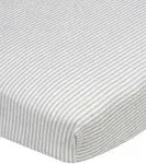 Gerber Baby Boy 100% Cotton Fitted Crib Sheet for Standard Crib and Toddler Mattresses