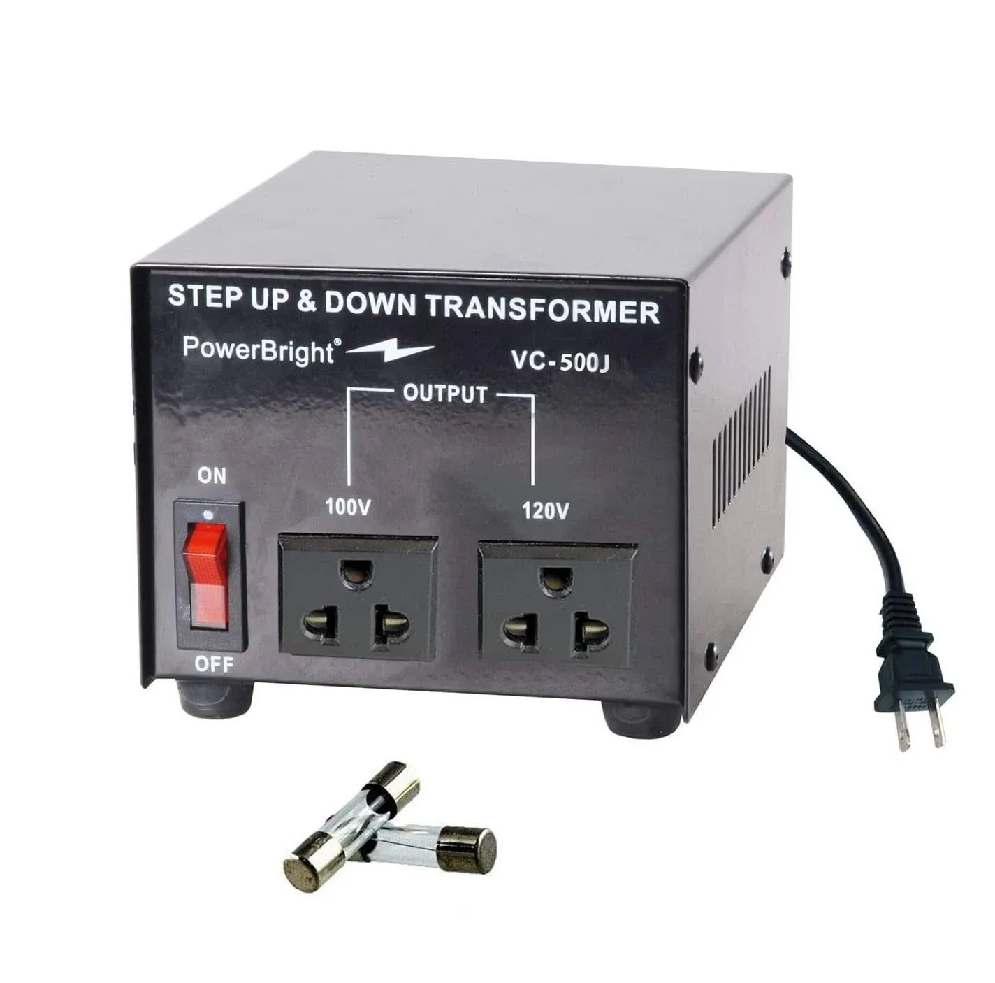 Powerbright 500 Watts Japanese Voltage Transformers, Step Up and Down Japan Conv