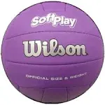 WILSON AVP Soft Play Volleyball - Official Size, White 