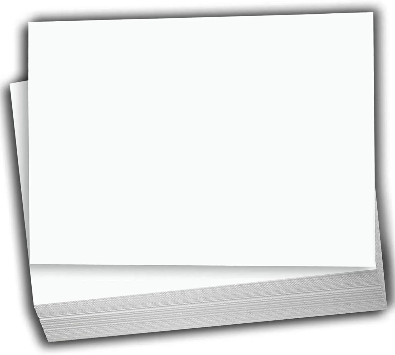 Hamilco Blank Index Cards 5 x 8 Heavyweight Card Stock 120lb Cover White Cardstock Paper - 100 Pack