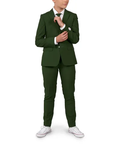 OppoSuits Teen Boys Suit - Glorious Green - Size: 16