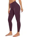 CRZ Yoga Women's Butterluxe Leggings 25 Inches High Waisted Soft Comfort Yoga Pants Workout Leggings