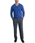 Haggar Cool 18 Pro Heather Stretch Classic Fit Flat Front Pant