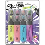 Sharpie Clearview Highlighter Blade Tip Assorted Ink 4-Pack