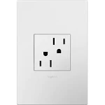 Legrand Adorne Wall Mounted Outlet, White