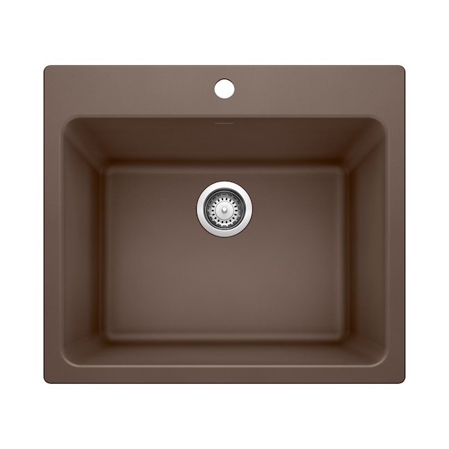 Liven Dual Mount Laundry Sink, Café