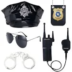 Spooktacular Creations Police Costume Accessories, Halloween Costume Accessories for Kids Adults, Police Role-Playing Accessory, Detective Dress-Ups