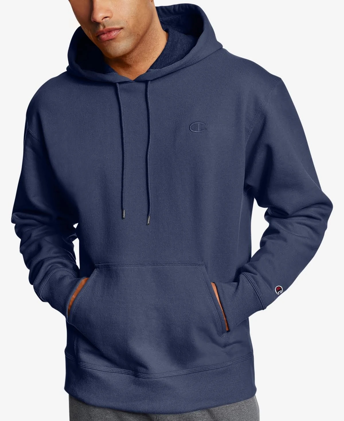 Champion Men's Powerblend Fleece Pullover Hoodie