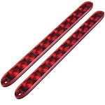 2PCS 16&#034; 11 LED Red Truck Trailer Light Bar Stop Turn Tail Brake Light Strip Kit