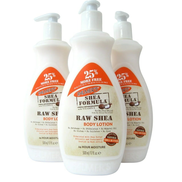 Palmer's Shea Formula Raw Shea Body Lotion, Pump Bottle, 13.5 Ounces