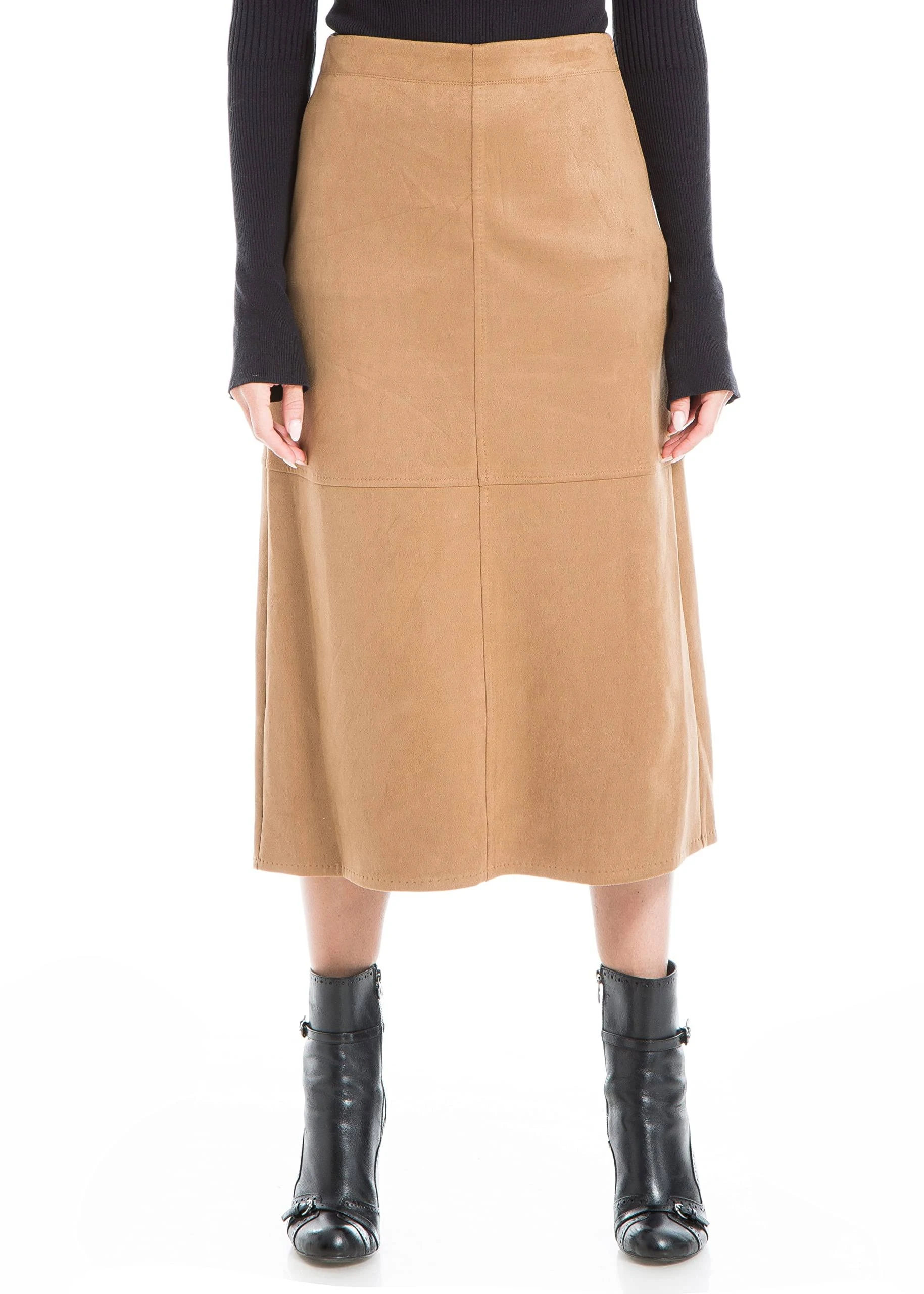 Max Studio Pieced A-Line Skirt