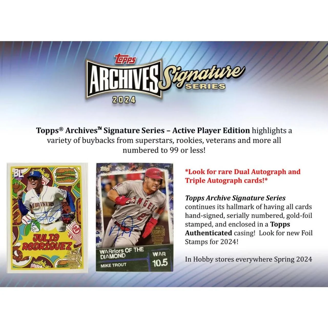 2024 Topps Archives Signature Series Active Hobby Box