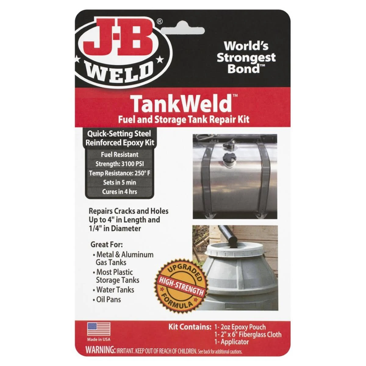 J-B Weld Fuel/ Metal Tank Repair Kit