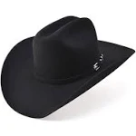 Stetson Apache 4X Buffalo Black Felt Western Hat (SBAPCH-754007)