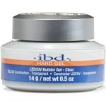 IBD Hard Gel LED/UV Builder Gel - Clear 0.5 Oz